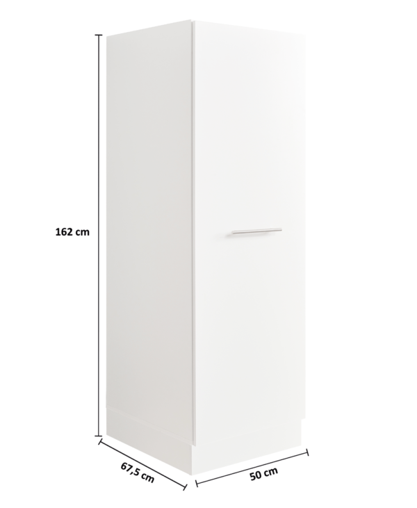 Artikel - LDG50W-Wei·-Stauraumschrank-mit-Sockel-Freisteller-mit-Ma·en_70-202-17